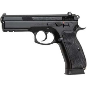 CZ 75 SP-01 9MM 4.6 FS RAIL RUBBER GRIPS 18RD