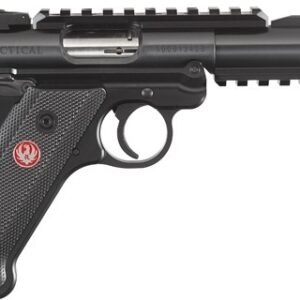 RUGER MARK IV TACTICAL 22LR - 4.40" ADJ. THREADED BBL SYN.