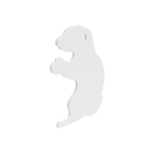 Birchwood Casey AR500 3/8" Steel 1 Hole Animal Silhouette Target - Gopher 1/ct