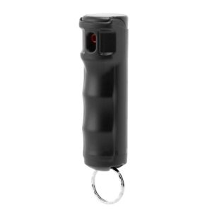 Mace Compact Pepper Spray Black Hard Case 12' Range - Black