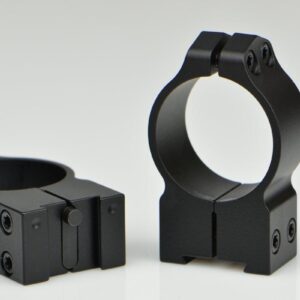 Warne 2-Piece Maxima Fixed Scope Ringmounts with Grooved Receiver Fits Tikka 30mm High Matte