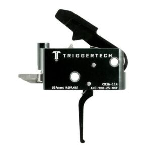 TriggerTech AR15 Black Adaptable Flat Trigger 2 Stage Adjustable