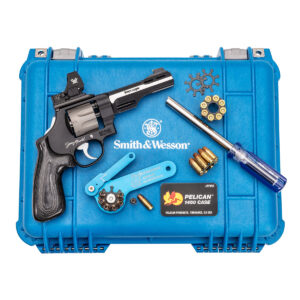 SMITH & WESSON PC MODEL 327 WR JERRY MICULEK 9MM REV 5" 8RD D/A SCANDIUM FRAME, VORTEX RED DOT