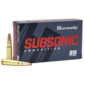 HORNADY SUBSONIC-X 7.62X39 255G 20RD BX 200RD CS