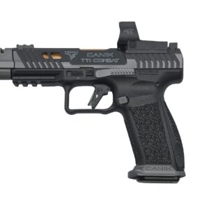 CENTURY CANIK TTI COMBAT SMOKE W/MECANIK OPTIC 9MM PISTOL 4.6" 2-18RD