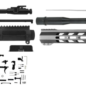 TacFire SSRK308LPK18BN AR Build Kit  Sports South Exclusive 308 Win AR-10 Black Nitride 5/8"x24