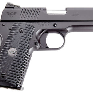 Wilson Combat ACPCP9 ACP Compact SAO 9mm Luger 4" 8+1 Black Armor-Tuff Carbon Steel Black G10 Eagle Claw Grip