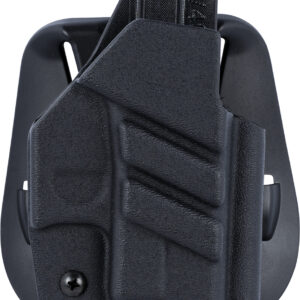 1791 Gunleather TACPDHOWBGLOCKBLKR Tactical Kydex  OWB Black Kydex Paddle Compatible w/Glock Right Hand