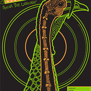 Primos 6042 VisiShot  Turkey Hanging Paper Shotgun Multi-Color Impact Enhancement 10 Pack