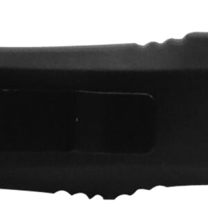 Templar Knife LFL431 Gen II Fallen Large 3.50" OTF Dagger Part Serrated Black Oxide Stonewashed 440C SS Blade, 5.25" Black w/Skull Aluminum Handle, Glass Breaker