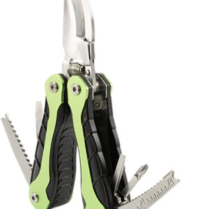 AccuSharp 084C Gardener's  Black/Green Folding Plain Blade