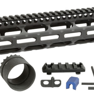 Midwest Industries MICRL30815  Combat Handguard AR-308/LR-308 Black Hardcoat Anodized 15" 6061-T6 Aluminum