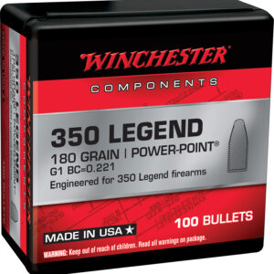 Winchester Ammo WB350P180X Centerfire Rifle  350Legend 180gr Power Point 100 Per Box/10 Case