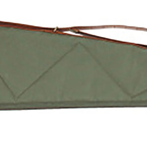 Boyt Harness OGC4P4809 Signature Rifle Case 48" Waxed OD Green Canvas w/ Accessory Pocket & Harness Leather  for Scoped Rifle