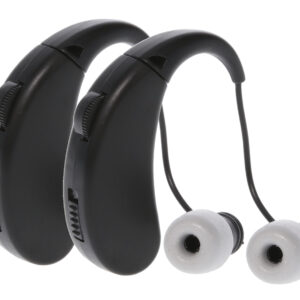 Walker's GWPRCHUE2PK Ultra Ear BTE Hearing Enhancer 22 dB Behind the Ear Rechargeable 2 Pack