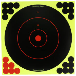 Birchwood Casey TDSNC812PK Target Dispenser  Adhesive Paper 8" Bullseye Includes Pasters 12 PK