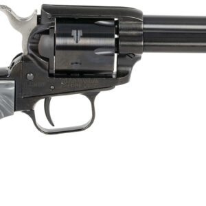 Heritage Mfg RR22B4GPRL Rough Rider  22 LR 6 Shot 4.75" Black Barrel & Cylinder Black Frame, Altamont Gray Pearl Grips
