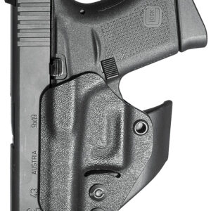 Mission First Tactical H2GL43AIWBM Minimalist Holster IWB Black Polymer Belt Clip Fits Glock 42/43/43X/48 Ambidextrous