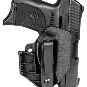 Mission First Tactical H2RUEC9AIWBM Minimalist Holster IWB Black Polymer Belt Clip Fits Ruger EC9/EC9s/LC9/LC9s Ambidextrous