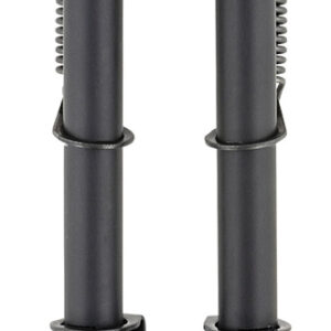 Harris Bipods S-25CP Swivel 25C Picatinny, 13.50-27", Black Steel/Aluminum, Rubber Feet