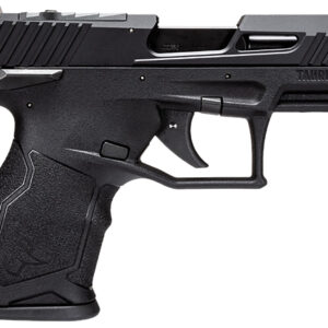 Taurus 1TX2233110 TX22C  Compact 22 LR 10+1 3.60" Black Barrel, Slide & Polymer Frame, Rubber Grips