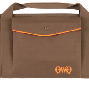 Allen 1104-52 Highland Shotgun Case 52" Brown Quilted Polyester Exterior, Front Flap Pocket w/Magnetic Closure, Lockable Zipper