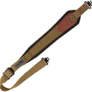 Heritage Cases 8110 Long Gun Sling  Olive Canvas w/Leather Trim 33"-46" OAL