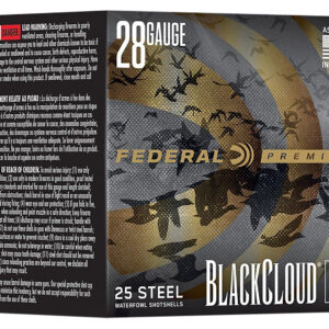 Federal PWBX2853 Black Cloud FS 28Gauge 3" 3/4oz 3Shot 25 Per Box/10 Case