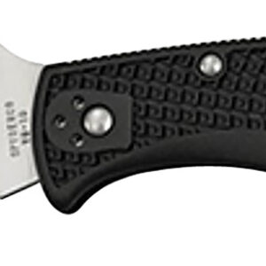 Spyderco C10FPBK Endura 4 Lightweight 3.75" Folding Plain Satin VG-10 SS Blade/Purple Bi-Directional Texturing FRN Handle Includes Pocket Clip