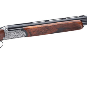 Rizzini USA 41011229 Round Body EM Full Size 12 Gauge Break Action 2rd 29" Vent Rib Barrel, Coin Anodized Silver Receiver, Fixed w/Prince of Whales Grip Grade III Turkish Walnut Stock