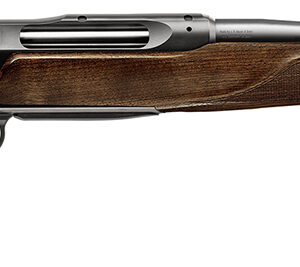 Sauer 80117094 505 Lux Full Size 308 Win 3+1 22" Matte Blued Threaded Barrel, Matte Blued Saddle Mount Steel Receiver, Grade 5 Wood Fixed Stock