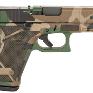 Glock PA195S204MOSNM81 G19 Gen5 MOS Compact Frame 9mm Luger 15+1 4.02" Black GMB Barrel, Camo Cerakote MOS Cut/Serrated Steel Slide, M81 Camo Polymer Frame w/Picatinny Rail, Ambidextrous