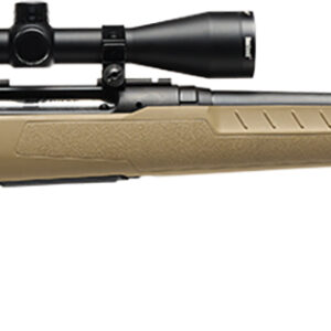 Savage Arms 32162 Axis 2 XP Combo Full Size 243 Win 4+1 22" Black Sporter Barrel, Black Carbon Steel Receiver Drilled & Tapped, Flat Dark Earth Fixed Synthetic Stock, Weaver 3-9x40mm Scope, Right Hand