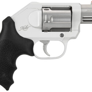 Kimber Mfg, Inc 3400034CA K6XS *CA Compliant Compact 38 Special +P 6 Shot 2" Glass Bead Stainless Steel Barrel, Silver KimPro II Aluminum Frame, Hogue Black Rubber Kimber Grip, Concealed Hammer