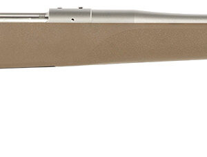 Kimber Mfg, Inc 3000793 Hunter  6.5 Creedmoor 3+1 22" Satin Match Grade Barrel, Satin Stainless Steel Receiver, Northwoods Brown Fixed Polymer Stock