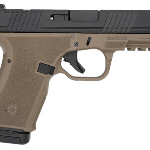 Black Rain Ordnance FL9MMFDEBLK   Compact Frame 9mm 15+1 4" Stainless Steel Slide