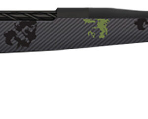 Fierce Firearms TWROG7MMBC20BF Twisted Rogue 7mm BC 20" Armour Lube Black Steel Threaded Barrel, Drilled & Tapped Steel Receiver, LR Negative Comb Forest Camo Carbon Fiber Stock