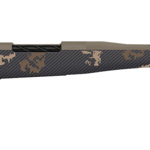 Fierce Firearms TWROG300PRC20BRS Twisted Rogue Mini 300 PRC 20" Smoked Bronze Cerakote Steel Threaded Barrel, Drilled & Tapped Steel Receiver, LR Negative Comb Sonora Ambush Camo Carbon Fiber Stock