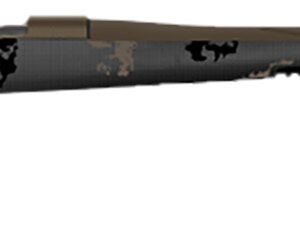 Fierce Firearms TWTROG300WIN22BT Twisted TI Rogue 300 Win 22" Black Cerakote Steel Threaded Barrel, Black Cerakote Drilled & Tapped Titanium Receiver, LR Negative Comb Trophy Camo Carbon Fiber Stock