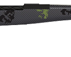 Fierce Firearms TWTROG300WIN24BF Twisted TI Rogue 300 Win 24" Black Cerakote Steel Threaded Barrel, Drilled & Tapped Titanium Receiver, LR Negative Comb Forest Camo Carbon Fiber Stock