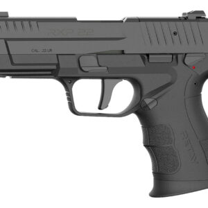 Retay USA RXP22BLK13TH RXP  22 LR 13+1 4" Black Threaded Barrel, Black Cerakote RMR/RMSc Optic Ready/Serrated Slide & Polymer Frame w/Accessory Rail, Textured Grip