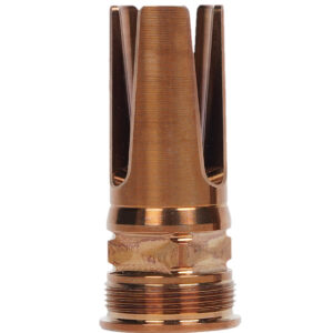 Q LLC ACCFH5/8248.6 Flash Hider  8.6 Blackout Steel 5/8"x24 Threads 2.13" OAL