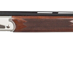 TriStar 98730 Upland Hunter Silver II 12 Gauge 3" 2rd 28" Over/Under Vent Rib Barrel, Fixed Walnut  Stock