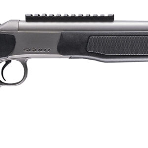 CVA CR4445S Scout Takedown 444 Marlin 1rd 22" Stainless Fluted Threaded Barrel, Stainless Steel Receiver w/Picatinny Rail, Adj Comb & LOP Black Synthetic Stock