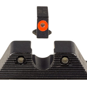 Trijicon 600846 HD XR Night Sight Set Green Tritium/Orange Outline Front, Green Tritium Rear, Black Frame, Fits Glock/48/43/43X/43E Excludes MOS
