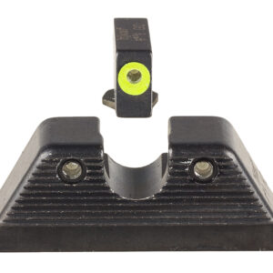 Trijicon 601091 HD XR Night Sight Set Green Tritium/Yellow Outline Front, Green Tritium Rear, Black Frame, Fits Most Glock/17 MOS/19 MOS/45 MOS