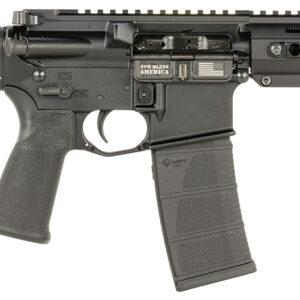 Patriot Ordnance Factory 2172 P15 Constable 5.56 NATO 30+1 10.50" M-LOK Handguard, Black Anodized Aluminum Receiver w/Picatinny Rail, Black Polymer MFT Blade Stabilizer, MFT Grip