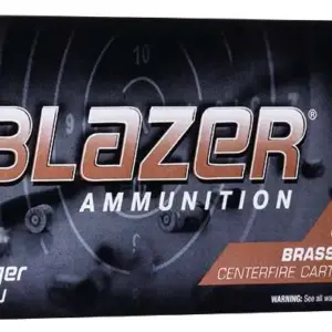 CCI 9MM LUGER 124GR FMJ BLAZER BRASS 50 RD/BX 20 BX/CS