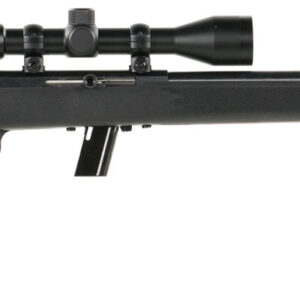Savage Arms 45100 64 FVXP Full Size 22 LR 10+1 21" Matte Black Heavy Barrel, Matte Black Drilled & Tapped Carbon Steel Receiver, Matte Black Fixed Synthetic Stock, 3-9x40mm Duplex Scope, Right Hand