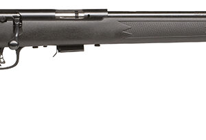 Savage Arms 96709 93R17 F Full Size 17 HMR 5+1 21" Matte Black Button Rifled Barrel, Matte Black Drilled & Tapped Carbon Steel Receiver, Matte Black Fixed Synthetic Stock, Right Hand
